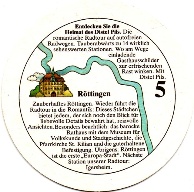 tauberbischofsheim tbb-bw distel entdecken II 5b (rund215-5 rttingen)